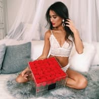 Seamless Deep V Lace Hollow Brallete Set