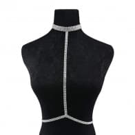 Luxury Sparkling Rhinestone BodyChain Necklace Choker