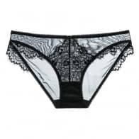 Scallop Crochet Lace Transparent Panty