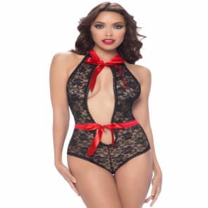 Wish Lace One-Piece Clothing Lace Openwork Lace Teddy Lingerie