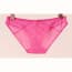 Gallen Lace Mesh Back Thongs - Pink