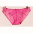 Gallen Lace Mesh Back Thongs -Pink 