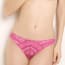 Gallen Lace Mesh Back Thongs - Pink