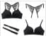 Butterfly Lace Racerback Seamless Sleek Multi-Way Wireless Bra Set - Details