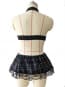 School Girl Cosplay Lace Tartan Check Mini Skirt