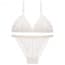 Deep V Ultra-Thin French Lace Soft Mesh Wireless Bra Set