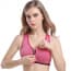 Front Buckle Zipper Wireless Yoga Vest Fitness Bra