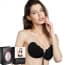 Scallop Shaped Self Adhesive Strapless Backless Invisible Push-up Bras