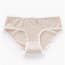 Soft Cotton Waffle Lace Edge Briefs - Skin