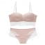Comfortable Thin Cotton Half Cup Bra Set