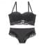 Comfortable Thin Cotton Half Cup Bra Set