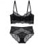 Dreamy Silk Lace Ultra-Thin Wireless Breathable Bra Set