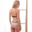 Vintage Floral Ultra-Thin Sheer Lace Multi Way Strappy Lingerie Bra Set