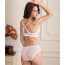 Crochet Floral Lace Two Way Raceback Plunge Bra Set - White