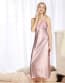 Silky Satin Strappy Cami Nightdress - Champange