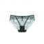Ultra-Thin Transparent Solid Mesh Low waist Brief - Green