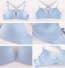 Magic Wire Seamless Cross Back Bra Set 