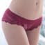 Luxury Full Lace Low Waist Panties - Wine