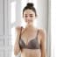 Seamless Wireless Comfort Push Up Bra ~ Grey