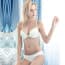 Classic Soft Light Padded Lingerie Bra Set - White