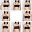 Non-Slip Detachable Multi Way Shoulder Strap Underwire Bra