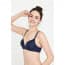 Seamless Wireless Comfort Push Up Bra ~ Navy