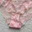 Semi Cotton Cup Soft Crochet Lace Bra and Panties Set - details