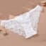 Full Floral Lace Low Waist Panites - White