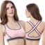 Full Cup Cross Beauty Back Wireless Fitness Yoga Vest Bra