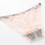 Sheer Floral Lace See Through Low Rise Panties - Pink