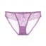 Full Lace Flower Bagged Low Waist Brief - Pink