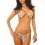 Clubwear Dance Sparkling Rhinestone Chain Bikini Bra Set