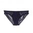 Crochet Lace Mesh Back Panties - Navy