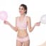 Sports Seamless Vest Bra & Boyshorts Set - Pink