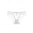 Ultra-Thin Transparent Solid Mesh Low waist Brief - White