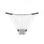 Sheer Floral Lace See Through Low Rise Panties - White