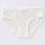 Soft Cotton Waffle Lace Edge Briefs - White