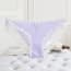 Luxury Cotton Crochet Lace edge Panties - Light Purple