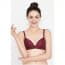 Seamless Wireless Comfort Push Up Bra ~ Wine