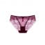 Ultra-Thin Transparent Solid Mesh Low waist Brief - Red