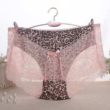 Leopard Tisk fólií Kalhotky Spodní prádlo