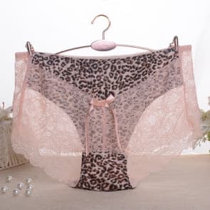 Leopard Tisk fólií Kalhotky Spodní prádlo
