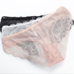 Ultra-Thin Scallop Lace Panty - All 3 Colors